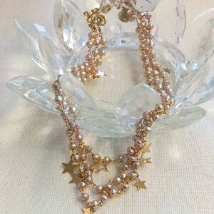 Kirk's Folly Gold and Champagne Star Multi-Strand Necklace - Women's Jewelry